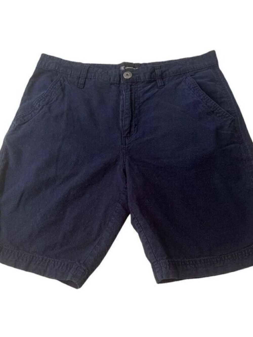 INC Men’s Navy Blue Pockets Belt Loops Cotton Men's Shorts Size 33‎